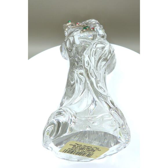 Lenox Pave Jewels Olde World Santa Full Lead Crystal Figurine Made in Germany 7" - Picture 9 of 11